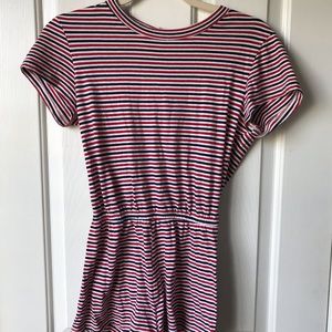 American Apparel striped romper